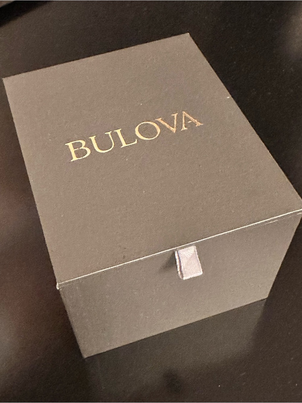 Bulova Watch with Deep Blue Rectangular Dial - Picture 4 of 10